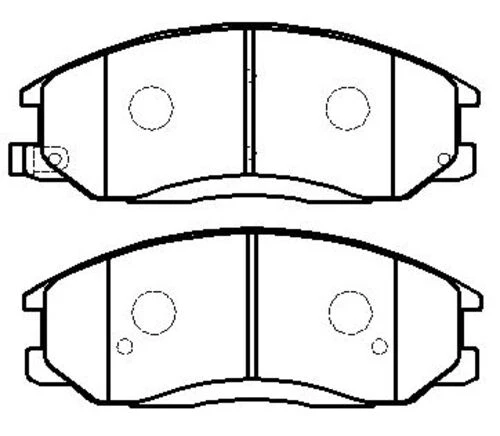 IOTO 10204-30203 Fren Balata Takımı Ön Şimli Starex 2001- Santa Fe 2001- ürün görseli 1