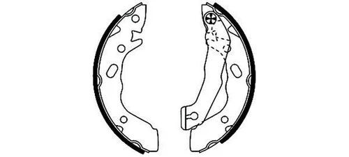 Ioto -10201-30202 Fren Balata Takımı Arka Kampana Excel 1990-1994/accent Milenyum 2000-2002 5830502a00 ürün görseli 1