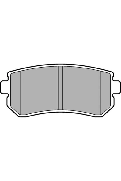 Lp2303 Fren Balatası Arka I20 09- I30 07- Ix35 09- Tucson 04- / Sportage 09- Uyumlu ürün görseli 1