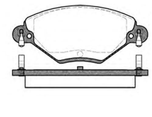 MGA 55179 Fren Balatası Ön C5 I 00- II 04- Küpelı Tıp ürün görseli 1