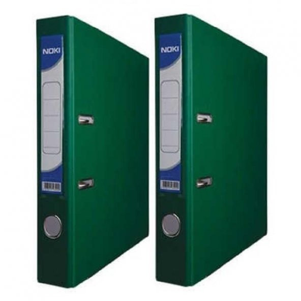 Büro Klasör Yeşil Dar Noki Yeşil Büro Klasörü Halkalı 2 Adet