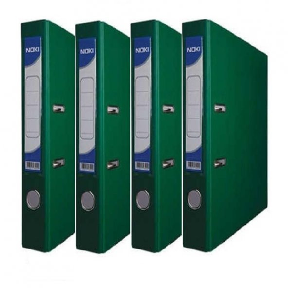 Büro Klasör Yeşil Dar Noki Yeşil Büro Klasörü Halkalı 4 Adet ürün görseli