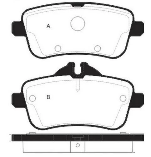 MGA 56301 Fren Balatası Arka M Serisi W166 Ml63 ürün görseli 1