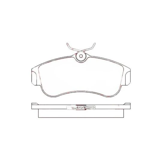 MGA 55474 Fren Balatası Ön Primera P11 96-02 Almera 00- Altı Oval Tıp