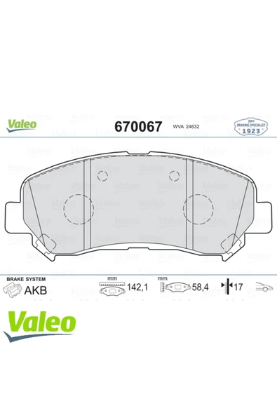Ön Balata Qashqaı 1.5 Dci-1.6-2.0-2.0 Dci 07 Xtraıl 2.0-2.0 Dci-2.5 07 Koleos 2. ürün görseli 1