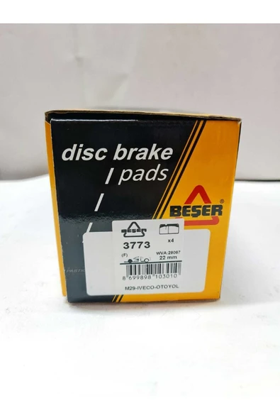 Ön Fren Balatası - Wva29067  Iveco Otoyol  M29 Uyumlu ürün görseli 1