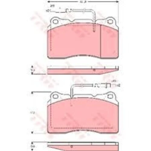 PEUGEOT 4252.07 ÖN BALATA P607 00-P807 02- C8 02-ULYSSE (02-11 ürün görseli 1
