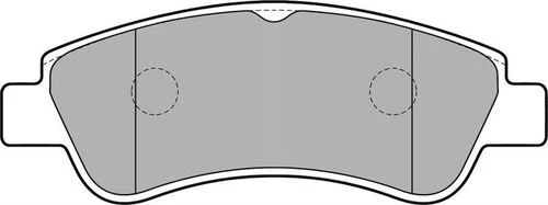 PEUGEOT 4252.59 Ön Fren Balatası 307 00- Bm ürün görseli 1