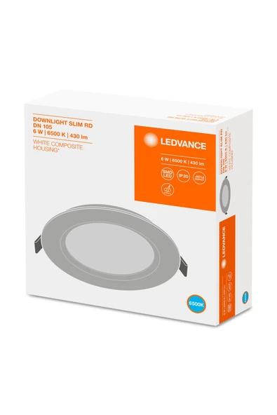 Ledvace Led 6W 6500K 480lm IP20 Beyaz Işık Gömme Spot - Resim 2