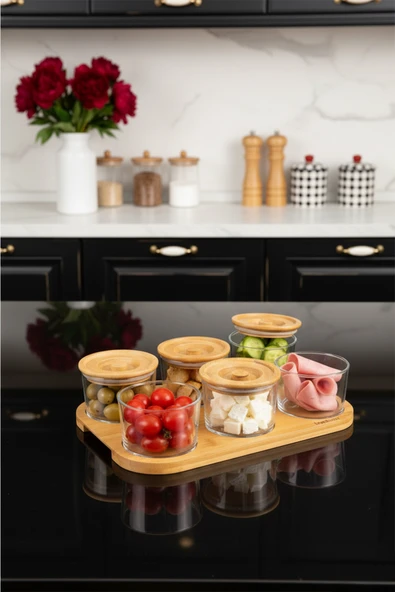 Bambum Lincoln - 13 Parça Cam Kahvaltılık Takımı - 2