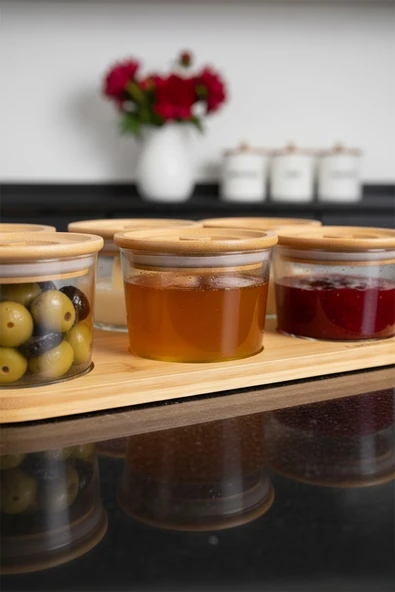 Bambum Lincoln - 13 Parça Cam Kahvaltılık Takımı - 3