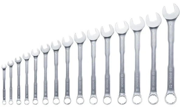 Bosch Kombine Anahtar Seti 15 Parça - 3