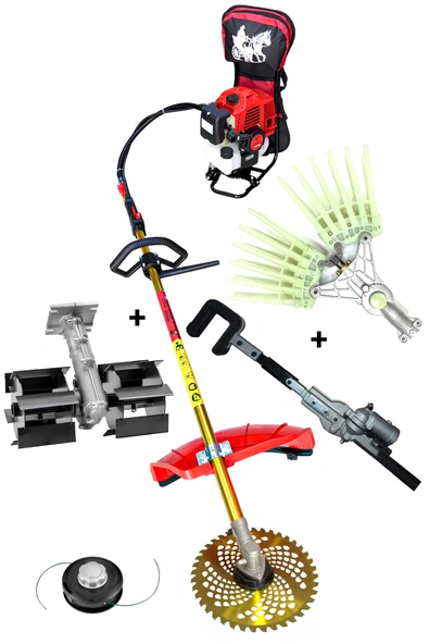 Ablacks Sırt Tırpan + Tırnaklı Silkeleme + Ağaç Silkeleme + Paletli Çapa Aparatı ürün görseli
