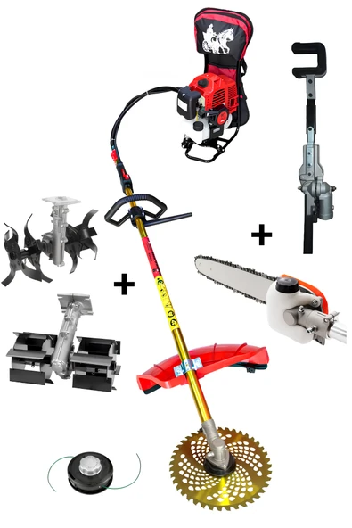 Ablacks Sırt Tırpan + Ağaç Silkeleme + Dal Budama + Paletli Çapa + Akrep Çapa Aparatı ürün görseli