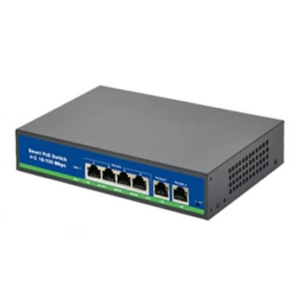 ISEE ISS-4010PG 8 Port Poe+ 10-100 Mbps 2 Port 10-100-1000 Uplink Switch - 1