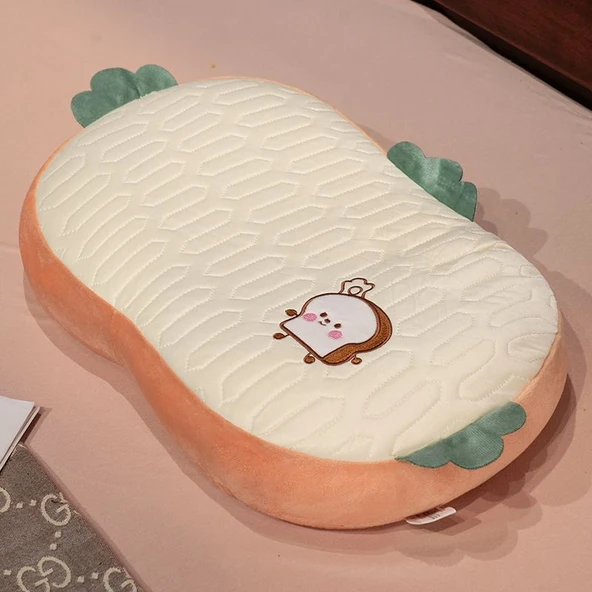 Buz Dou Dou ve Lateks Kedi Karnı Yastığı - Tost Lateks - 32*20