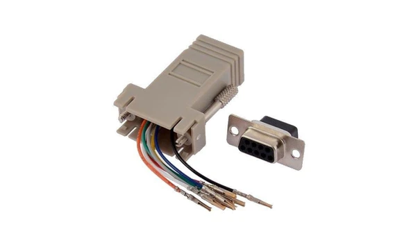 9 pin Dişi rj45 d-sub modular adaptör ürün görseli
