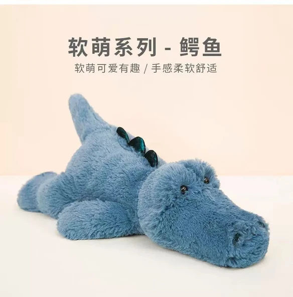 Yumuşak Peluş Hayvan Oyuncağı - Timsah - 35cm - 11