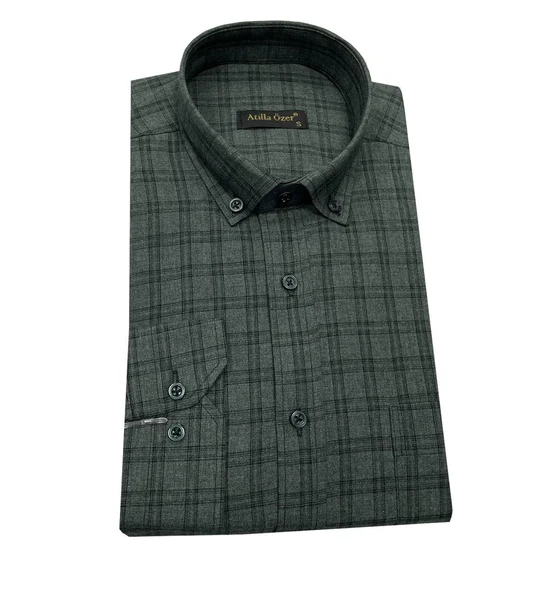 Atilla Özer Uzun Kol Klasik Erkek Gömlek 7330 - Resim 4