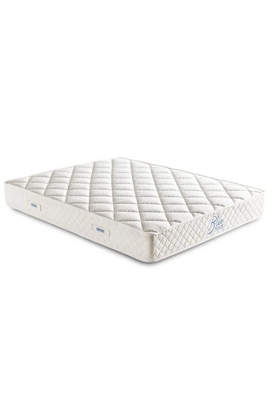 Niron I2 Blue Pocket Yatak Seti Çift Kişilik 160x200 Üst Sınıf Paket Yaylı Yatak Lüks Metal Baza Keten Başlık - 6
