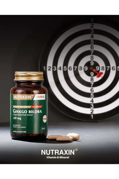Nutraxin Ginkgo Biloba 60 Kapsül - 5