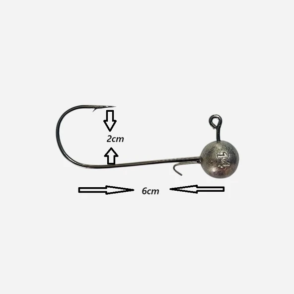 Captain Jig Head No:6/0 İğne 14gr Zoka