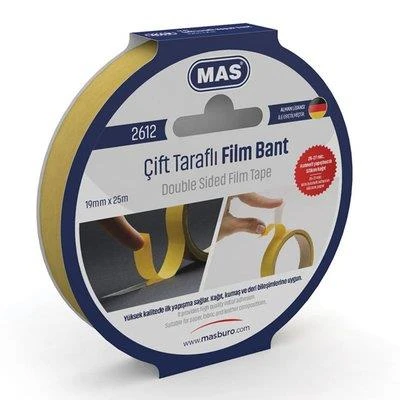 MAS ÇİFT TARAFLI BANT 19 MMx25 M 2612