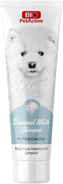 Bio Pet Active Diamond White Beyaz Tüylü Köpek Şampuanı 250 Ml