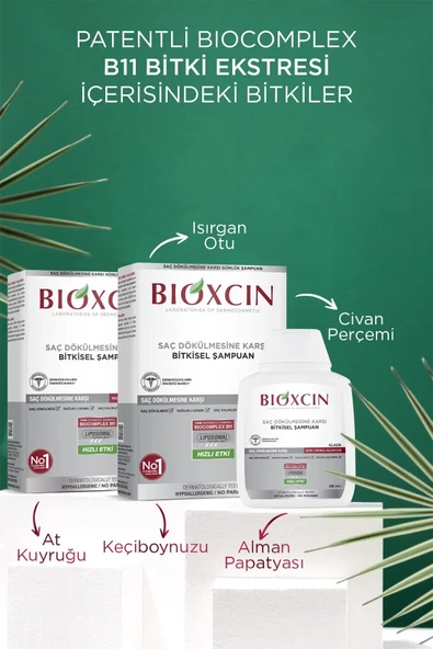 Bioxcin Genesis Kuru Ve Normal Saçlar Için Şampuan 3 X 300 ml - 2
