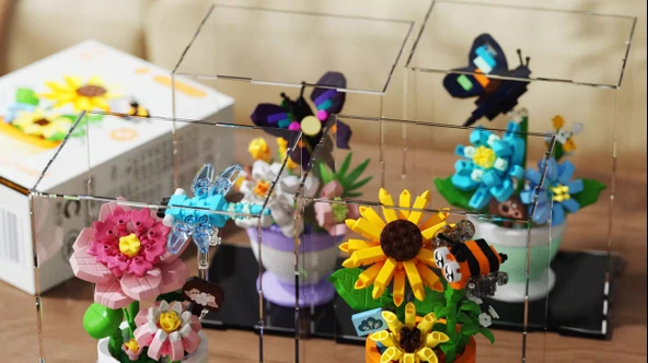 Trendy Saksı Yapı Blokları - Çiçek Elfleri-Kelebek Dansı - 8