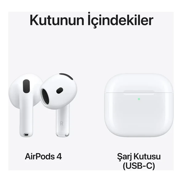 Apple Airpods 4. Nesil (MXP63TU/A)       - Outlet - 3