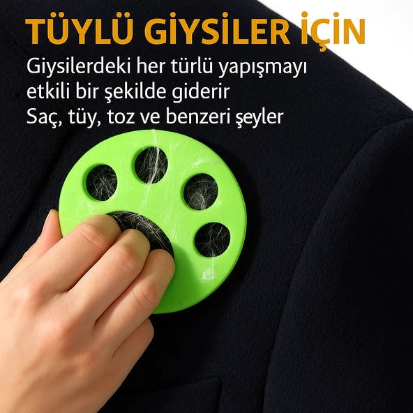 10 LU Pati Şeklinde Tüy Toplayıcı - Tüy Toplama Ürünleri - Tüy Temizleme Aparatı - 2