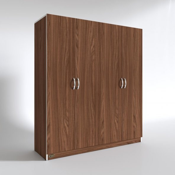 Kenzlife gardırop 4 kapılı kaktüs 180*160*52 cvz XLARGE kapaklı gardolap dolap - 3