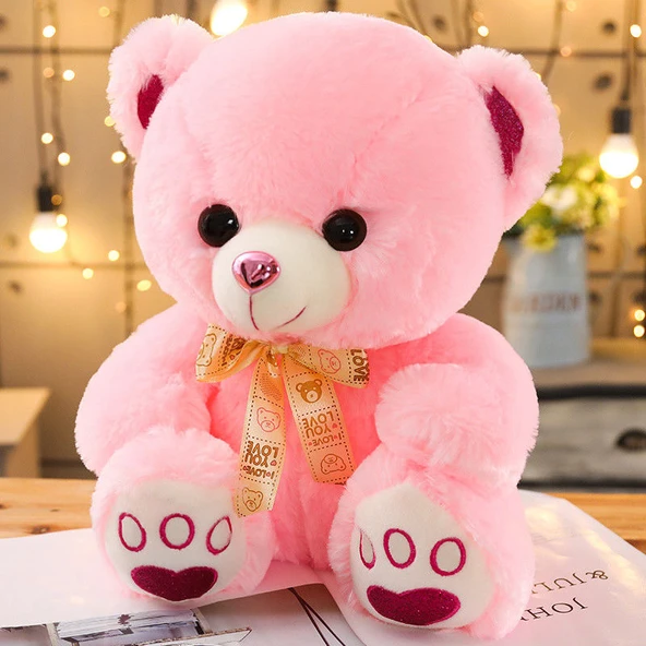 Sevimli Ayıcık Peluş Oyuncak - Pembe - 65cm