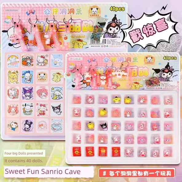 Sanrio Kız Oyuncak Müzik Kutusu - 40 Delik - Sweet Fun Sanrio Mağazası Müzik (Yumuşak Yapıştırıcı + Kristal Yükseltme)