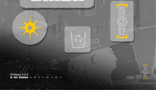 Retro Kamera Yapı Blokları Seti - Özel Renk Kutulu Retro Siyah Kamera - 12