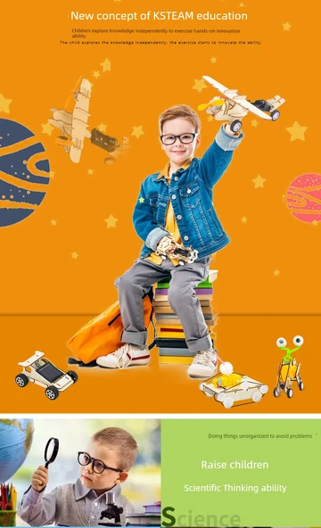 DIY STEM Bilim Deney Kiti - Asansör Modeli - 5