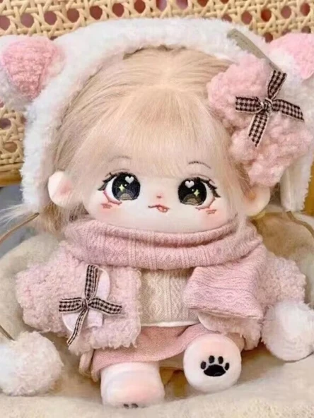 20cm Bebek Kıyafetleri Kakao Serisi Takım - Sıcak Çay - 5