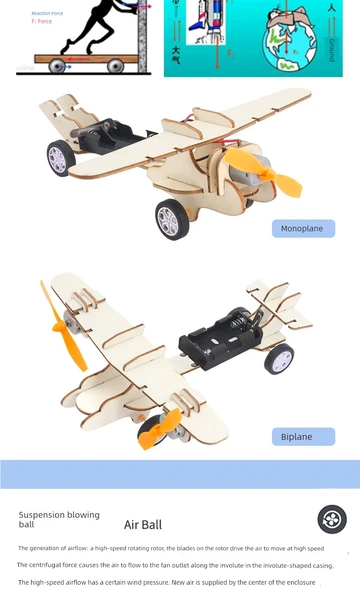 DIY STEM Bilim Deney Kiti - Bilim Altı Parça Set D - 8