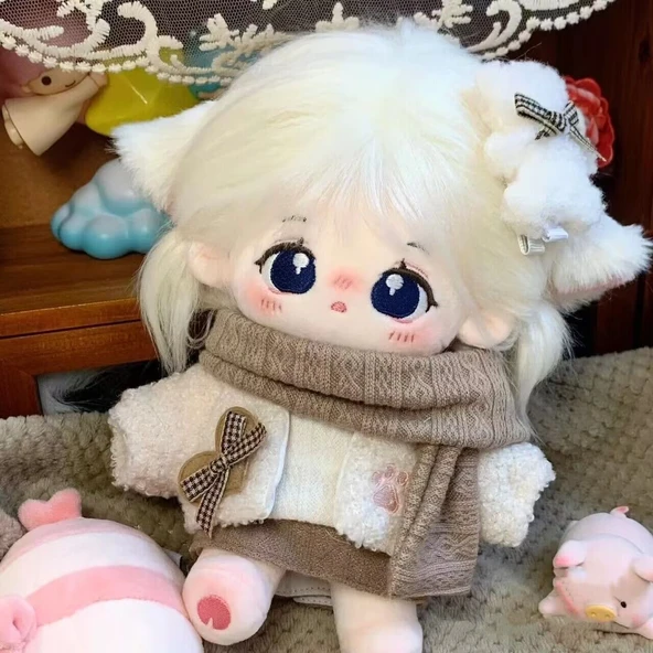 20cm Bebek Kıyafetleri Kakao Serisi Takım - Sıcak Çay - 8