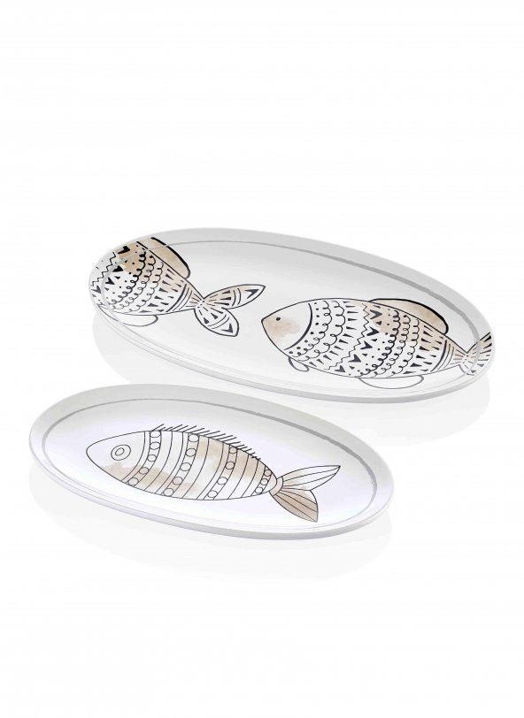 The Mia Wish Oval Servis 2li Set - 26cm & 29cm WSH004