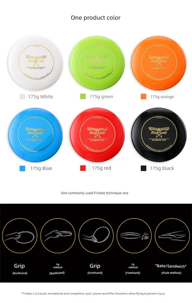 Açık Hava Frisbee - Turuncu - Genç 145g - 10