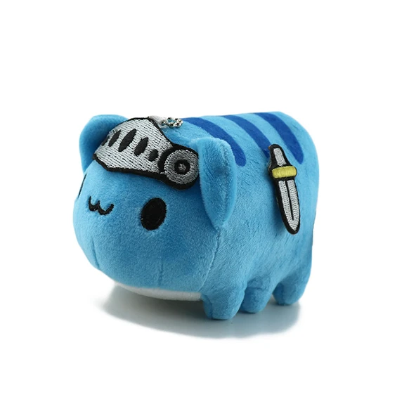 Anime Capoo Kedi Böcek Peluş Anahtarlık - Kahve Dalga Bardak Anahtarlık - 4