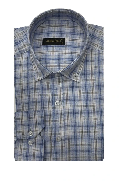 Atilla Özer Uzun Kol Klasik Erkek Gömlek 7331 - 5