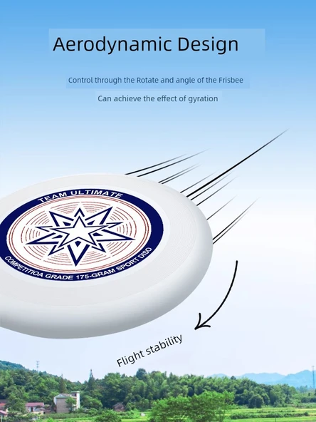 Çocuklar için Dış Mekan Sporları Profesyonel 175g Mavi Frisbee - 2