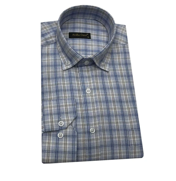 Atilla Özer Uzun Kol Klasik Erkek Gömlek 7331 - 6
