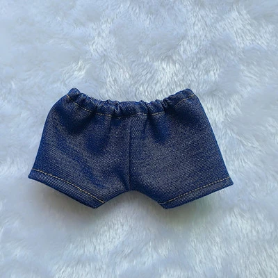 Pamuklu Bebek Kıyafetleri Kot Şort - Normal Koyu Mavi - 15cm