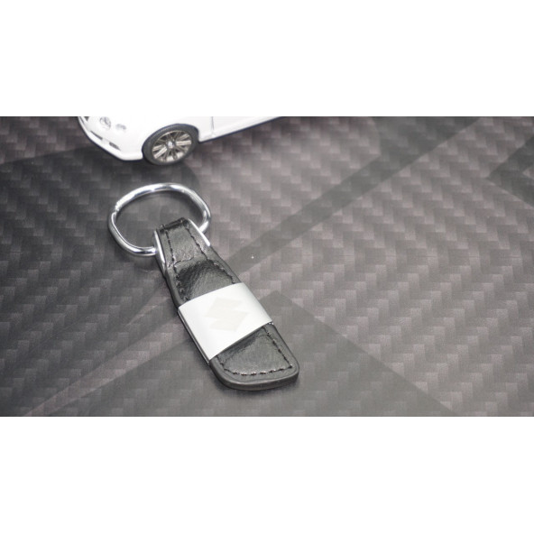 Suzuki Logo Orjinal Deri Metal Anahtarlık Orjinal Ürün - Resim 3