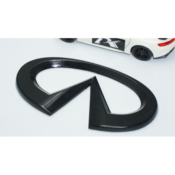 DK Tuning İnfiniti Bagaj Siyah ABS 3M 3D Yazı Logo - 2