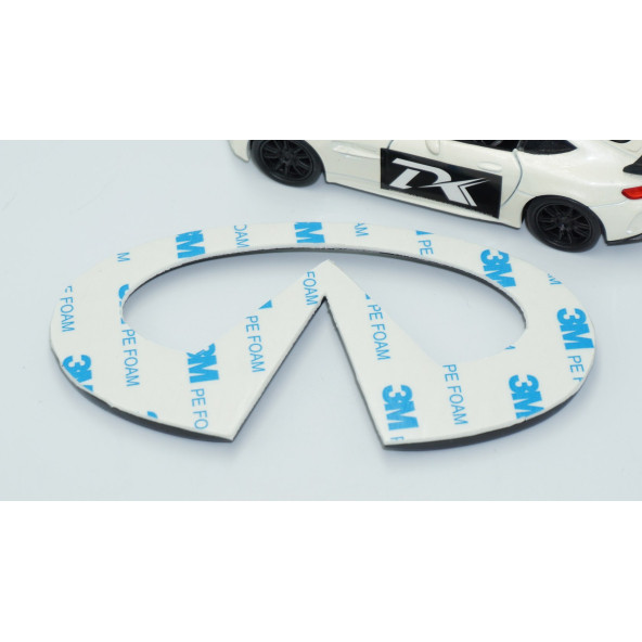 DK Tuning İnfiniti Bagaj Siyah ABS 3M 3D Yazı Logo - 6
